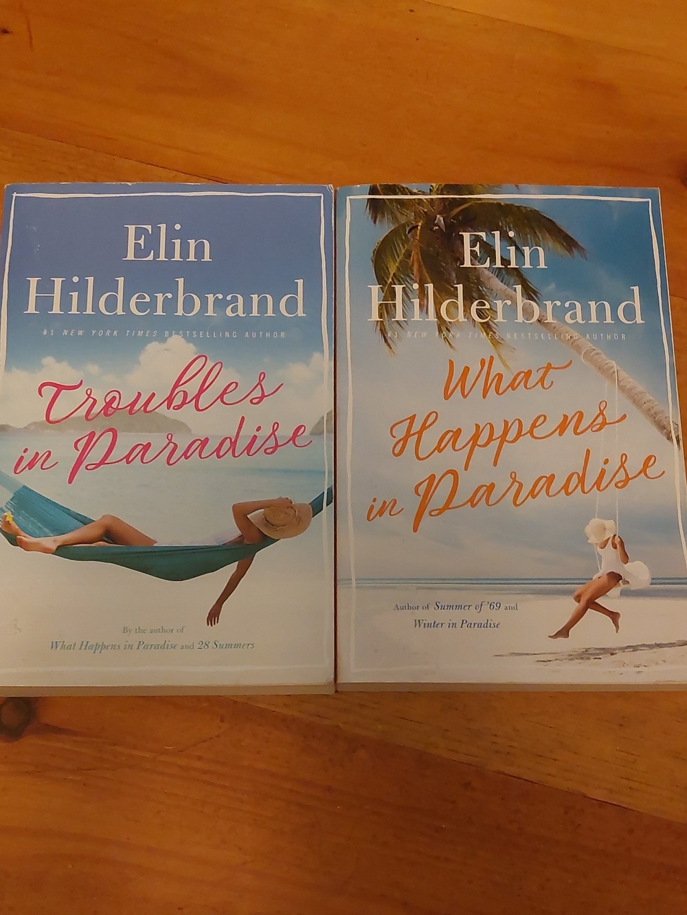 💚3/$25 Elin Hilderbrand Paradise Trilogy Book Lot - 2 Paperbacks